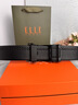 ELLE HOMME法國品牌男士皮帶男真皮自動扣腰帶純牛皮商務(wù)褲帶七夕禮物送男友 【專柜禮盒】902046-可指定長度 110cm -130cm隨機/聯(lián)系客服指定 曬單實拍圖