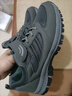 足力健艾爸爸秋冬寬腳中老年人爸媽鞋輕便防滑休閑運動(dòng)健步鞋(送襪子) 男款深灰 39 曬單實(shí)拍圖