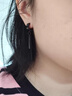 彩萊婭嘻哈朋克耳環(huán)男士耳釘男潮流一對(duì)簡約流蘇耳墜百搭男生耳飾送男友 黑色一對(duì)（需要耳洞） 曬單實(shí)拍圖
