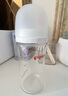 貝親奶瓶 嬰兒奶瓶 新生兒防脹氣奶瓶 玻璃寬口徑仿母乳親喂感 240ml 配L奶嘴 6個(gè)月以上 曬單實(shí)拍圖