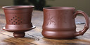 君禮軒紫砂杯宜興手工三件套茶杯茶水分離功夫茶具禮盒裝節節高升480ml 曬單實(shí)拍圖