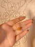 中國黃金（CHINA GOLD）黃金項鏈女士足金環(huán)環(huán)相扣項鏈生日禮物送女友老婆 【京速達】足金環(huán)環(huán)相扣項鏈約3.2g 曬單實(shí)拍圖