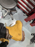 添柏嵐（Timberland）靴子男秋冬防水休閑牢固耐穿舒適透氣大黃靴37578 小麥色 8.5 曬單實(shí)拍圖