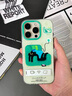 CARE CASE綠色沙發(fā)貓咪自帶支架手機殼 適用于蘋(píng)果 iPhone 17 16 15 14 13 Pro Max 原創(chuàng  )設計 創(chuàng  )意便攜可愛(ài) 綠色沙發(fā)貓咪/自帶支架手機殼 iPhone 16 pro 曬單實(shí)拍圖