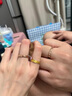 丹尼爾惠靈頓（DanielWellington）dw戒指 簡(jiǎn)約星辰玫瑰金情侶對戒七夕情人節禮物送女友54號+58號 曬單實(shí)拍圖