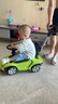智樂堡（CHILOKBO）蘭博基尼兒童手推扭扭車1-3歲四輪溜溜滑滑車妞妞降噪輪帶音樂綠 曬單實拍圖