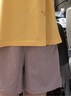 安之伴【巨涼感】睡衣女夏季2025新款純棉短袖套裝夏天休閑可外穿家居服 芒果色(100%精梳純棉) S 曬單實(shí)拍圖