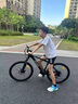 喜德盛新款黑客350黑客380山地車(chē)自行車(chē)成人21速鋁合金男士女生學(xué)生上班 黑客350黑銀色 21速 順豐包郵 26寸x17寸身高165-180cm 曬單實(shí)拍圖