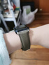 格匯品牌原裝適用蘋果S10表帶apple iwatch9/8/7真皮蝴蝶扣腕帶Ultra2 荔枝紋蝴蝶扣皮帶【褐色】 適用iwatch10【42MM表盤】 曬單實(shí)拍圖