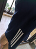 阿迪達斯短褲男夏季透氣薄款寬松休閑運動(dòng)梭織五分褲 藍/白 1CS-BUW  L  曬單實(shí)拍圖