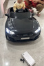 星辰皓奧迪兒童電動(dòng)車四驅(qū)汽車遙控四輪寶寶玩具車可坐人童車RSGT 黑色+四驅(qū)+遙控+搖擺+皮座+軟輪 曬單實(shí)拍圖