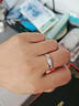 DRAGBOLL鉆戒女情侶對戒足銀戒指開(kāi)口調節可刻字結婚求婚送女友生日禮物 定制聯(lián)系客服 曬單實(shí)拍圖