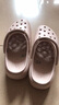 卡駱馳（crocs）洞洞鞋女 時尚經(jīng)典云朵Clog緩震舒適透氣休閑鞋 206750-6UR W6 曬單實拍圖