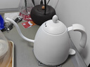 maxwin 家用電熱水壺長(cháng)嘴燒水壺泡茶專(zhuān)用手沖咖啡壺開(kāi)水壺小型茶藝壺防燙全自動(dòng)斷電茶具功夫茶酒店 0.6L 月光白 曬單實(shí)拍圖