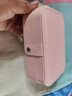 DEATKN德國便攜公主首飾盒韓國旅行耳環(huán)耳釘盒戒指手飾品收納盒小號 粉紅色 曬單實(shí)拍圖
