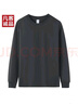 凡客誠品（VANCL）凡客官方店220克精梳棉長(cháng)袖T恤男士休閑圓領(lǐng)純棉潮流新款 鐵灰 2XL 曬單實(shí)拍圖