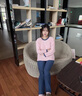 莫代爾睡衣女春秋款棉長(cháng)袖女士秋季薄款女款春秋休閑可外穿家居服套裝 80105女 L 【建議100-120斤】 曬單實(shí)拍圖