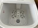 美的（Midea）泡腳桶按摩足浴盆加熱自動(dòng)按摩洗腳盆泡腳盆理療恒溫高深桶生日禮物送男女友ZL305極地白 曬單實(shí)拍圖