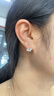 芯奢999足銀花朵耳釘女士小眾氣質(zhì)耳環(huán)輕奢高級感2025新款耳飾養耳洞 999銀后掛式花朵耳釘（兩只價(jià)） 曬單實(shí)拍圖