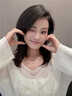 唯一（Winy）999純銀項鏈女2025新款一克拉莫桑鉆吊墜生日禮物送朋友老婆首飾 曬單實(shí)拍圖