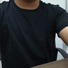 京東京造【已售300w件】短袖t恤男衣服秋季男士打底外穿 藏藍色 2XL 曬單實(shí)拍圖