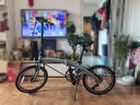 大行（DAHON）P10折疊自行車20英寸10速鋁合金成人通勤V剎 PAA003 消光灰藍(lán) 曬單實(shí)拍圖