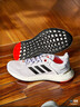 adidas PUREBOOST 21隨心暢跑舒適網(wǎng)面體測跑步鞋男女阿迪達斯 白色/黑色/紅熒光   42 曬單實(shí)拍圖