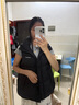 坦博爾2025年秋冬新款羽絨馬甲女立領(lǐng)短款時(shí)髦百搭小個(gè)子外套TB5330152D 黑色 XS 155 曬單實(shí)拍圖