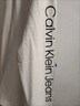 CALVIN KLEIN JEANS重磅純棉CK長(cháng)袖T恤男女新款字母印花上衣寬松百搭學(xué)生打底長(cháng)袖T恤 白色ck長(cháng)袖 S 曬單實(shí)拍圖