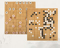 妙記圍棋五子棋套裝楠竹棋盤(pán)楠竹棋罐仿玉棋子中國象棋三合一套裝8066 曬單實(shí)拍圖
