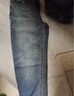 Lee411舒適高腰小直腳藍(lán)色日常休閑女士牛仔褲潮流 曬單實(shí)拍圖