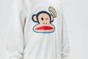 大嘴猴（paul frank）童裝連帽衛(wèi)衣2025秋冬款男女童舒適保暖多色中大童潮流百搭上衣 130F白色 110 曬單實拍圖