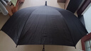小魔長柄雨傘超大號加固抗風男士高端商務(wù)雨傘黑色可定制 曬單實拍圖