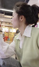 妃?，幮蓍e褲套裝女2025春秋新款韓版甜美減齡學(xué)院風(fēng)馬甲襯衫牛仔闊腿褲 馬甲+襯衫+牛仔褲子 M 曬單實(shí)拍圖