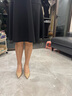 蹀愫玫瑰同款穿搭時(shí)尚婚宴懂你3.0版6CM尖頭百搭通勤職場(chǎng)氣質(zhì)高跟鞋 暗膚色羊皮革 38 (240mm) 曬單實(shí)拍圖
