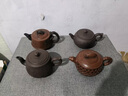 早期庫存老壺處理純手工一廠(chǎng)壺宜興紫砂壺歲寒三友泡茶壺石瓢西施 特價(jià)款黑竹節 240ml 曬單實(shí)拍圖