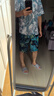 速浪沙灘襯衫海邊度假男穿搭沙灘褲速干下水 小葉襯衫+叢林花語(yǔ)升級 L 曬單實(shí)拍圖