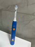 飛利浦（PHILIPS）兒童聲波震動(dòng)電動(dòng)牙刷 男孩/女孩生日禮物 適用4-6-12歲 2種模式自帶2支刷頭溫和清潔 藍色HX2432/01 曬單實(shí)拍圖