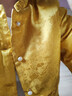 MODX香港女裝新中式國風(fēng)黃色提花外套女2024秋冬新款感獨(dú)特超好看唐裝 黃色 M 曬單實(shí)拍圖