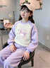 KUROMI酷洛米女童套裝秋季彩點(diǎn)洋氣衛(wèi)衣長(zhǎng)褲2025新款兒童上衣休閑褲秋裝 紫 炫彩酷洛米_蕾絲酷洛米小X 130 曬單實(shí)拍圖