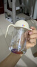 bebebus彩虹學(xué)飲杯鴨嘴杯兒童水杯嬰兒6個月以上重力球吸管牛奶杯非奶瓶 彩虹學(xué)飲杯 270ml 【吸嘴杯+鴨嘴】 曬單實拍圖