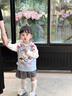 可英女童長(cháng)袖T恤2025秋季女孩打底衫兒童卡通短袖上衣蝴蝶結秋裝衣服 曬單實(shí)拍圖