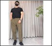 倉石一樹 KAZUKI KURAISHI【萊賽爾天絲&棉】垂感直筒休閑褲男士2025春季通勤卡其色闊腿褲 卡其色 XL 建議141-155斤 曬單實拍圖