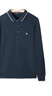 杉杉【花紗純棉】秋季新款上衣休閑polo衣服中年套頭打底衫長(cháng)袖T恤男 曬單實(shí)拍圖