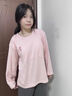 俞兆林家居服女可外穿休閑圓領(lǐng)套頭長(cháng)袖寬松仿棉日系大碼套裝睡衣女 曬單實(shí)拍圖