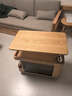 小半家具升降茶幾可移動(dòng)茶水柜北歐客廳多功能沙發(fā)邊柜家用小推車(chē) 【櫻桃木】漫思茶車(chē) 曬單實(shí)拍圖