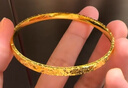 金至尊（3D-GOLD)碎碎冰黃金手鐲999足金實(shí)心手鐲首飾送老婆媽媽生日禮物計價(jià) 空心款-56圈11.48克-KB01012524 曬單實(shí)拍圖