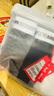 貓人女士?jī)?nèi)褲女棉底襠性感內(nèi)褲抑菌純色無(wú)痕中腰三角短褲女4條裝L 曬單實(shí)拍圖