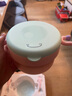 babycare兒童餐具輔食碗注水保溫碗不銹鋼叉勺寶寶吃飯喝水嬰兒周歲禮盒粉 曬單實拍圖