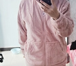 雅鹿秋冬季珊瑚絨睡衣女運動(dòng)立領(lǐng)加厚加絨長(cháng)袖法蘭絨家居服套裝可外穿 NSCJF-L104豆沙抽條 【特價(jià)清倉】 L 【體重110-120斤】 曬單實(shí)拍圖